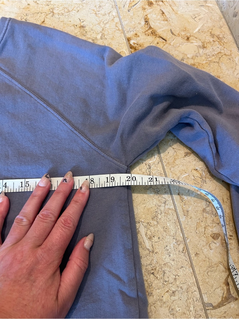 PACT Women's Washed Blue Gray Crewneck Sweatshirt Like New Size XS - Picture 5 of 6